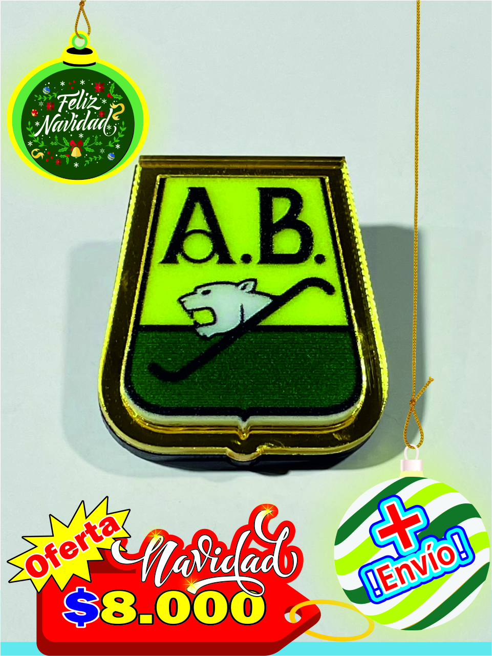 Broche del Atlético Bucaramanga